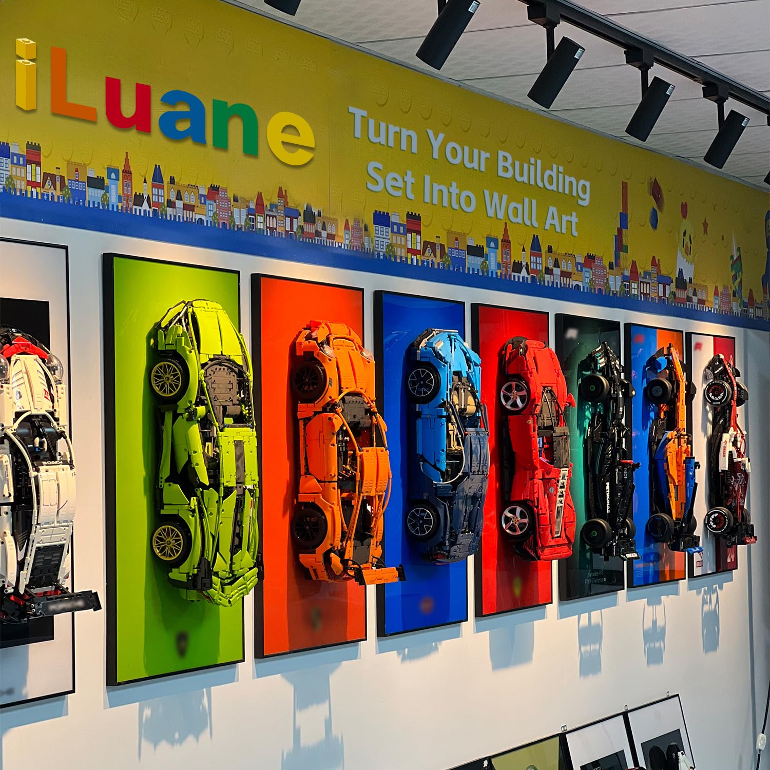 Amazon.com: iLuane Display Wallboard for 42056 Building Kit, Adult